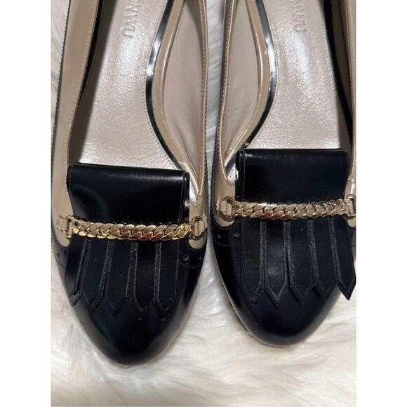 Jason Wu stacked Kiltie Oxford leather loafers two tone 37.5 - Picture 15 of 15